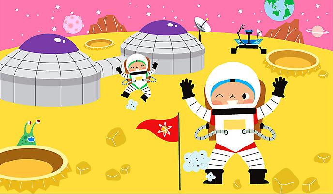 전신 여자 남자 별 지구 여행 일러스트 안테나 서기 두명 우주 기쁨 행성 우주비행사 외계인 깃발 우주선 탐사선 비행선 돔 분화구 탐사 우주여행 토성 레이더 우주탐사 화성 국내일러스트 AI파일 자연요소 건축물 감정 통신 모션 사람 미확인물체 화산 파일형식 벡터