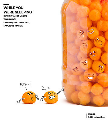 PSD 편집이미지 포토일러 표정 사람없음 과자 여러개 가리킴 치즈볼 이미지편집 다수 디저트 손짓 파일형식