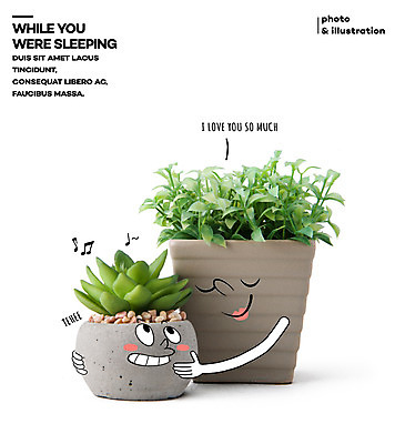 PSD 식물 편집이미지 화분 포옹 포토일러 표정 사랑 사람없음 이미지편집 감정 안기 파일형식