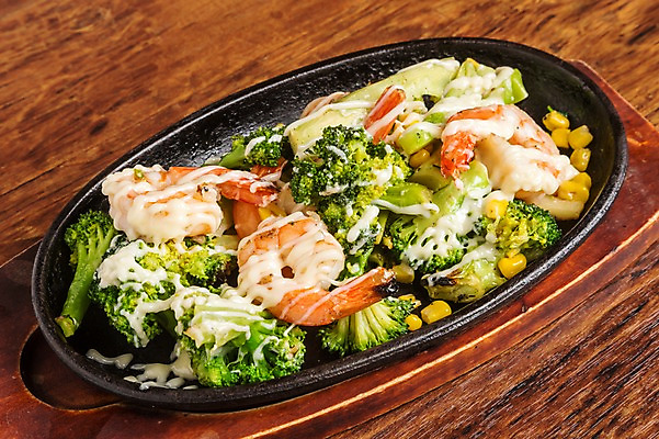 포토 JPG 접시 음식 채소 실내 사람없음 소스 브로콜리 해산물 철판 일본음식 옥수수콘 국내포토 식기 옥수수 내부 양념 파일형식