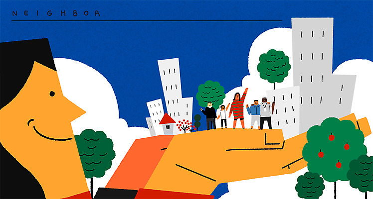 전신 PSD 나무 구름 여자 남자 어린이 일러스트 하늘 아파트 들기 여러명 상반신 성인 마을 이웃 분양 국내일러스트 자연요소 식물 다수 모션 부동산 주택 사람 파일형식