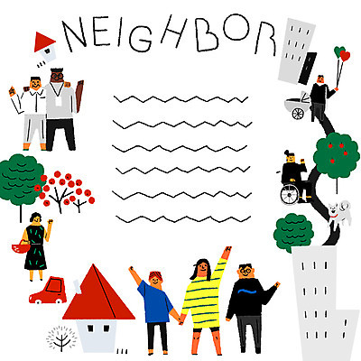 전신 PSD 여자 남자 일러스트 아파트 주택 프레임 여러명 상반신 성인 강아지 편지지 휠체어 풍선 이웃 프레임일러스트 국내일러스트 다수 사람 건물 반려동물 개 편지 파일형식