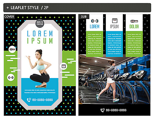 템플릿 여자 ZIP 포스터 앉기 팜플렛 20대 성인 두명 옆모습 달리기 운동 헬스 헬스장 한국인 전단템플릿 전단 런닝머신 인디자인 INDD 이미지템플릿 뷰포인트 모션 건강 사람 동양인 청년 운동기구 홍보물 파일형식