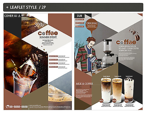 템플릿 남자 ZIP 포스터 커피 음식 잔 한명 팜플렛 상반신 성인 원두 전단템플릿 전단 바리스타 아이스커피 인디자인 INDD 이미지템플릿 직업 1 식기 음료 사람 홍보물 파일형식