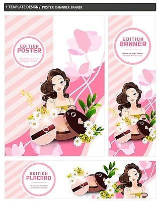 PSD 배너 배너템플릿 여자 가로배너 꽃 ZIP 포스터 세로배너 한명 상반신 성인 세트 화장 뷰티 화장품 현수막 퍼프 성인여자한명만 식물 템플릿 1 사람 가로 세로 여자한명만 성인여자만 파일형식