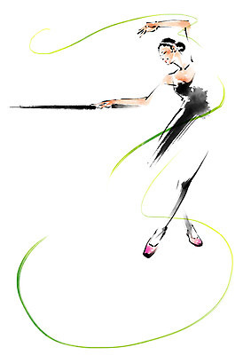 전신 PSD 여자 일러스트 캘리그라피 모션 한명 서기 성인 댄서 춤 발레 발레리나 국내일러스트 직업 1 문화예술 사람 파일형식