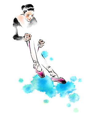 전신 PSD 여자 일러스트 캘리그라피 한명 앉기 성인 댄서 춤 발레 발레리나 토슈즈 신발끈묶기 국내일러스트 직업 1 신발 모션 문화예술 사람 묶기 신발끈 파일형식