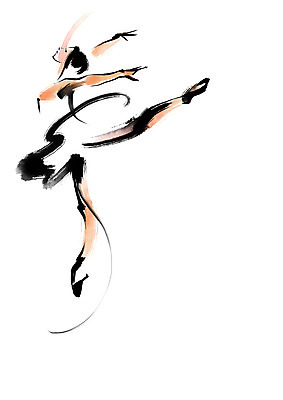 전신 PSD 여자 일러스트 캘리그라피 한명 성인 댄서 춤 발레 발레리나 국내일러스트 직업 1 문화예술 사람 파일형식