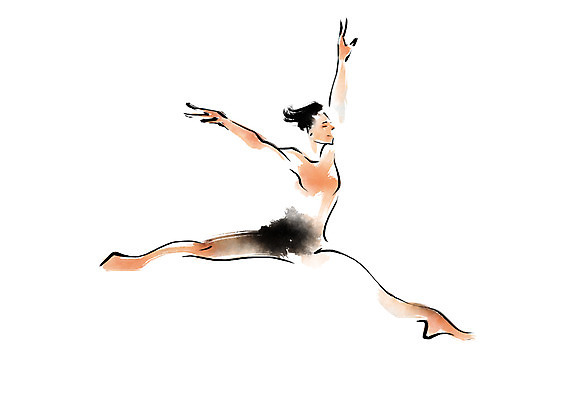 전신 PSD 남자 일러스트 캘리그라피 한명 성인 점프 댄서 춤 발레 발레리노 국내일러스트 직업 1 모션 문화예술 사람 파일형식