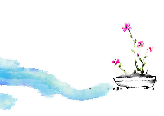 PSD 꽃 화분 일러스트 캘리그라피 자연 사람없음 국내일러스트 식물 생태계 파일형식