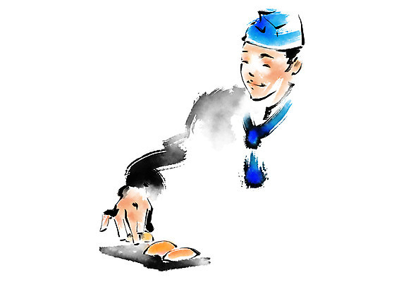 PSD 접시 남자 일러스트 캘리그라피 요리 한명 상반신 성인 요리사 초밥 일식요리사 일본음식 국내일러스트 직업 1 식기 음식 사람 파일형식