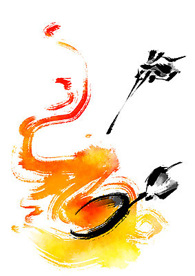 PSD 손 일러스트 캘리그라피 젓가락 불 요리 중식 요리사 프라이팬 국내일러스트 자연요소 직업 음식 주방용품 수저 신체부위 파일형식