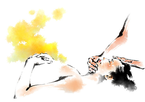 PSD 우먼라이프 손 여자 일러스트 캘리그라피 상반신 성인 두명 눕기 뷰티 스파 마사지 국내일러스트 라이프스타일 모션 사람 신체부위 파일형식