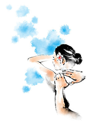 PSD 우먼라이프 손 여자 엎드리기 일러스트 캘리그라피 상반신 성인 두명 눕기 뷰티 스파 마사지 국내일러스트 라이프스타일 모션 사람 신체부위 파일형식