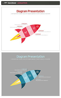 템플릿 비즈니스 그래프 안내 사람없음 세트 로켓 PPT 프레젠테이션 문서템플릿 문서 전략 애니형PPT 이미지템플릿 파일형식