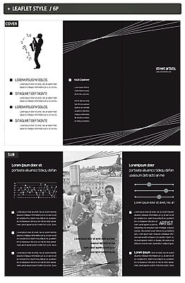 서양인 외국인 템플릿 표지디자인 표지 남자 실루엣 ZIP 내지 예술 음악 리플렛 3단접지 그래프 거리 흑백 팜플렛 검은색 공연 아코디언 길거리공연 인디자인 INDD 이미지템플릿 컬러 문화예술 촬영기법 사람 인종 이벤트 건반악기 파일형식