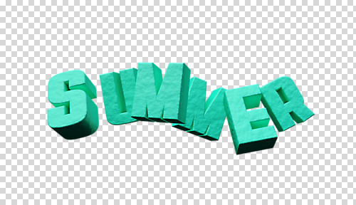 편집 편집이미지 영어 대문자 사람없음 여름 3D소스 3D 디지털합성 PNG 목업 편집소스 문자 계절 파일형식