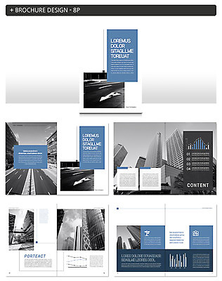 템플릿 ZIP 도로 그래프 흑백 빌딩 팜플렛 사람없음 도시풍경 사각형 고층빌딩 도시 도심 인디자인 INDD 이미지템플릿 도형 길 교통시설 촬영기법 풍경 건물 파일형식