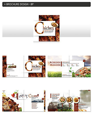 템플릿 ZIP 팜플렛 사람없음 치킨 프라이드치킨 양념치킨 굽기 닭다리 치킨집 인디자인 INDD 이미지템플릿 상점 구이 닭고기요리 파일형식