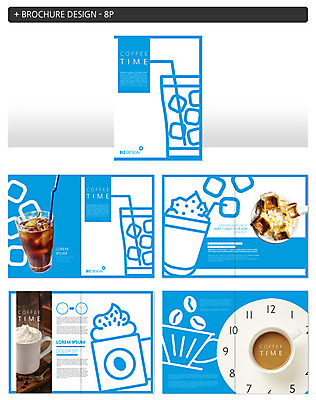 템플릿 ZIP 커피 티타임 잔 팜플렛 사람없음 얼음 카페 커피잔 아이스커피 모카커피 밀크커피 인디자인 INDD 이미지템플릿 자연요소 식기 음료 휴식 상점 파일형식