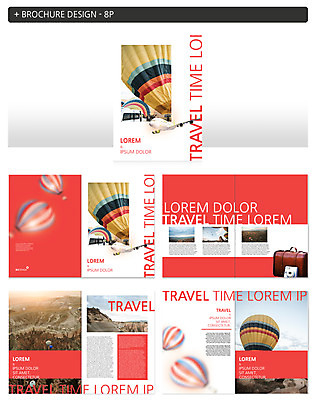 템플릿 ZIP 해외여행 여행 비행기 풍경 팜플렛 사람없음 카메라 캐리어 열기구 인디자인 INDD 이미지템플릿 해외 항공교통 대중교통 전자제품 여행가방 파일형식