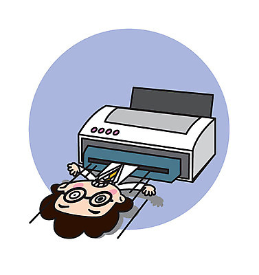 캐릭터 남자 스티커 일러스트 직업캐릭터 한명 상반신 성인 인쇄 인쇄기 과학자 일러캐릭터 AI파일 직업 1 과학 사람 전자제품 학자 파일형식 벡터