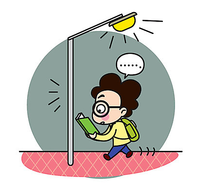 전신 캐릭터 남자 스티커 가로등 일러스트 직업캐릭터 한명 들기 성인 책 독서 과학자 일러캐릭터 AI파일 직업 1 공공시설 과학 모션 사람 학자 파일형식 벡터