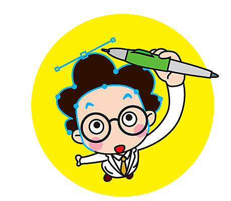 전신 캐릭터 남자 얼굴 스티커 일러스트 직업캐릭터 한명 서기 들기 성인 그래픽 펜 그리기 과학자 프로그램 벡터 일러캐릭터 AI파일 직업 1 과학 모션 사람 신체부위 필기구 학자 파일형식