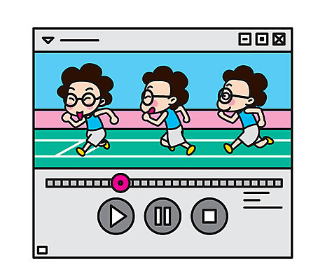 전신 캐릭터 남자 스티커 일러스트 직업캐릭터 성인 세명 달리기 과학자 재생 동영상 일러캐릭터 AI파일 직업 과학 모션 사람 학자 파일형식 벡터