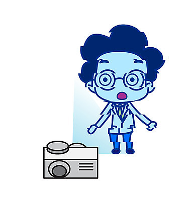 전신 캐릭터 남자 스티커 일러스트 직업캐릭터 한명 서기 성인 과학자 빔프로젝트 상영 일러캐릭터 AI파일 직업 1 과학 모션 사람 학자 파일형식 벡터