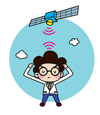 전신 구름 캐릭터 남자 스티커 일러스트 하늘 직업캐릭터 한명 서기 성인 인공위성 과학자 신호 탐지 일러캐릭터 AI파일 자연요소 직업 1 과학 통신 모션 사람 학자 파일형식 벡터