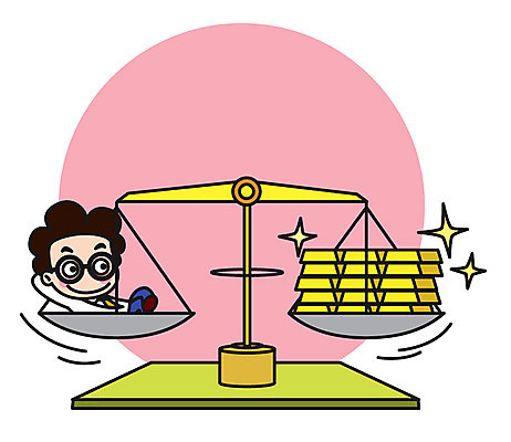 전신 캐릭터 남자 스티커 일러스트 직업캐릭터 저울 한명 성인 황금 무게 과학자 측정 일러캐릭터 AI파일 직업 1 과학 사람 학자 파일형식 벡터