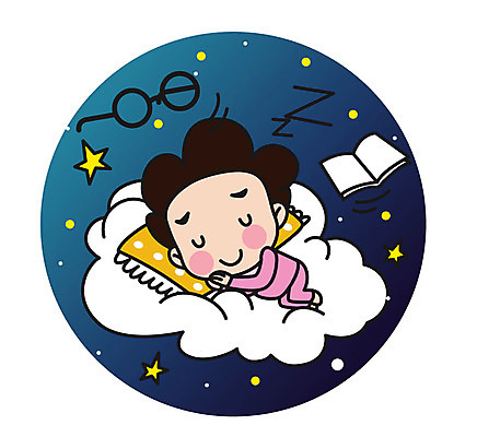 전신 구름 캐릭터 남자 별 안경 스티커 일러스트 베개 직업캐릭터 한명 성인 책 눕기 잠 야간 과학자 일러캐릭터 AI파일 자연요소 직업 1 잡화 과학 침구 모션 사람 학자 파일형식 벡터