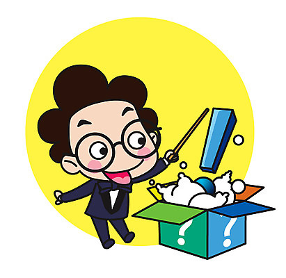 전신 캐릭터 남자 스티커 일러스트 직업캐릭터 한명 서기 성인 상자 마술 마술사 물음표 느낌표 과학자 일러캐릭터 AI파일 직업 1 기호 과학 모션 사람 학자 파일형식 벡터