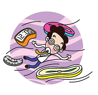 전신 캐릭터 남자 시계 스티커 일러스트 직업캐릭터 한명 성인 과학자 시간여행 왜곡 일러캐릭터 AI파일 직업 1 과학 여행 사람 학자 파일형식 벡터