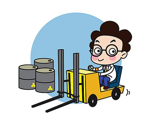 전신 캐릭터 남자 스티커 일러스트 직업캐릭터 한명 앉기 성인 운반 과학자 지게차 화학물질 일러캐릭터 AI파일 직업 1 과학 모션 사람 화학 중장비 학자 파일형식 벡터