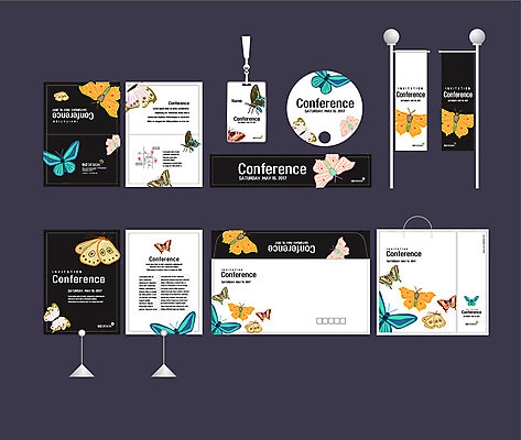 템플릿 배너템플릿 나비 여러마리 이벤트 사람없음 세트 쇼핑백 현수막 전단 엽서 초대장 패키지 약도 사원증 박람회 손부채 기업홍보 소봉투 행사세트 행사템플릿 AI파일 배너 다수 곤충 지도 가방 비즈니스 편지봉투 카드_감사 편지 홍보물 파일형식 벡터