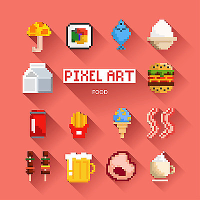 아이콘 커피 음식 맥주 육류 어류 사람없음 계란 버섯 우유 감자튀김 햄버거 꼬치 김밥 콜라 웹아이콘 베이컨 콘아이스크림 픽셀 픽셀아이콘 2D아이콘 AI파일 음료 식재료 아이스크림 유제품 감자 주류 패스트푸드 돼지고기 알 수중동물 튀김 탄산음료 파일형식 벡터