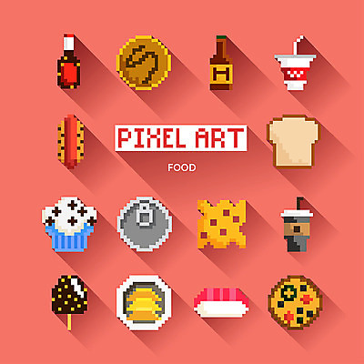 아이콘 커피 아이스크림 피자 사람없음 과자 초밥 캔 기름 식빵 단무지 간장 콜라 웹아이콘 머핀 핫도그 팬케이크 픽셀 픽셀아이콘 2D아이콘 AI파일 음료 음식 빵 디저트 패스트푸드 서양음식 케이크 양념 탄산음료 일본음식 파일형식 벡터