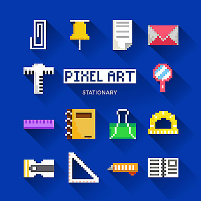 아이콘 돋보기 편지봉투 자 집게 사람없음 다이어리 거울 압정 편지지 클립 웹아이콘 스프링노트 삼각자 연필깎이 커터칼 픽셀 픽셀아이콘 2D아이콘 AI파일 문구용품 봉투 사무용품 공책 편지 파일형식 벡터