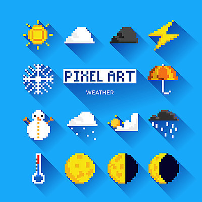 구름 아이콘 우산 눈사람 날씨 사람없음 태양 달 눈 눈송이 비 초승달 번개 먹구름 웹아이콘 반달 픽셀 픽셀아이콘 2D아이콘 AI파일 자연요소 눈_날씨 파일형식 벡터 구름_자연