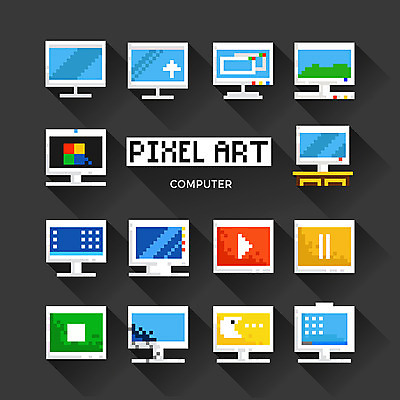 아이콘 사람없음 컴퓨터 스크린 모니터 게임 마우스 정지 웹아이콘 재생 본체 픽셀 픽셀아이콘 2D아이콘 AI파일 모션 놀이 전자제품 컴퓨터용품 파일형식 벡터
