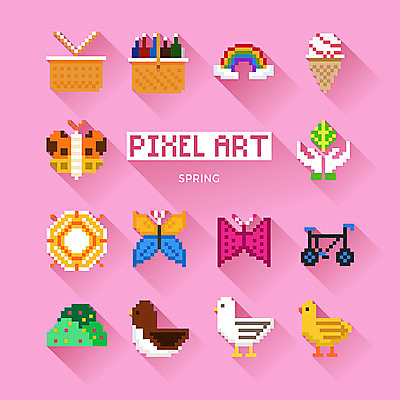 아이콘 나비 무지개 조류 아이스크림 오리 병아리 사람없음 태양 소풍 바구니 새싹 와인 자전거 봄 웹아이콘 참새 풀숲 픽셀 픽셀아이콘 2D아이콘 AI파일 자연요소 식물 동물 계절 곤충 디저트 주류 야외활동 바이크 숲 파일형식 벡터