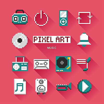 아이콘 음악 음표 사람없음 스피커 소리 장비 CD 카세트테이프 MP3 악보 웹아이콘 트럼펫 재생 음원 전원버튼 픽셀 픽셀아이콘 2D아이콘 AI파일 기호 음향기기 버튼 문화예술 전자제품 전원_전기 금관악기 파일형식 벡터