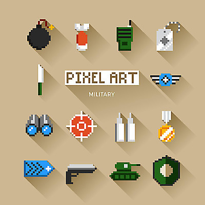아이콘 군대 사람없음 망원경 권총 칼 이름표 폭탄 메달 탱크 웹아이콘 무전기 방패 픽셀 픽셀아이콘 2D아이콘 AI파일 무선통신 총 폭발물 상_상패 파일형식 벡터