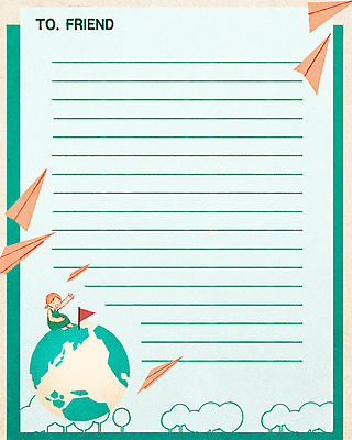 전신 PSD 나무 여자 지구 어린이 일러스트 프레임 한명 앉기 깃발 편지 종이비행기 편지지 프레임일러스트 국내일러스트 식물 1 모션 사람 종이접기 파일형식