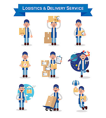 전신 남자 일러스트 여러명 성인 우주 로켓 열기구 택배기사 배송 택배 택배상자 드론 퀵 국내일러스트 AI파일 다수 항공교통 사람 상자 운송업 배달원 퀵서비스 파일형식 벡터