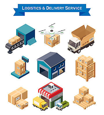 일러스트 저울 사람없음 상자 트럭 컨테이너 배송 창고 택배 택배상자 아이소메트릭 드론 물류창고 수화물 국내일러스트 AI파일 산업 자동차 운송업 파일형식 벡터