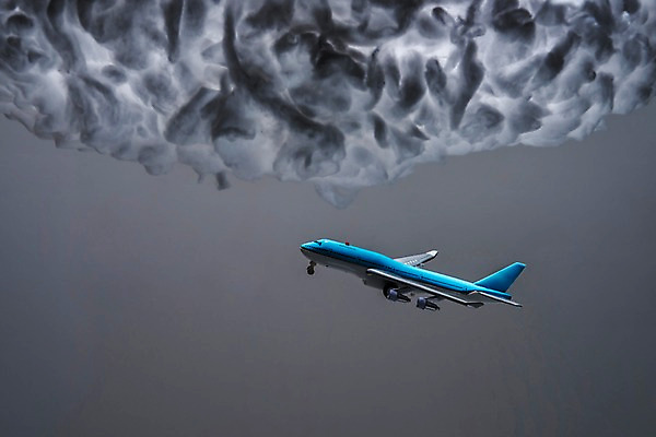 포토 JPG 스튜디오촬영 비행기 실내 사람없음 모형 먹구름 국내포토 항공교통 대중교통 내부 파일형식 구름_자연