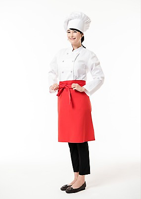포토 JPG 스튜디오촬영 전신 응시 여자 허리손 모션 실내 한명 서기 미소 손짓 성인 앞모습 30대 요리사 한국인 조리복 제빵사 성인여자한명만 국내포토 직업 1 시선 뷰포인트 포즈 유니폼 표정 사람 동양인 내부 장년 여자한명만 성인여자만 파일형식